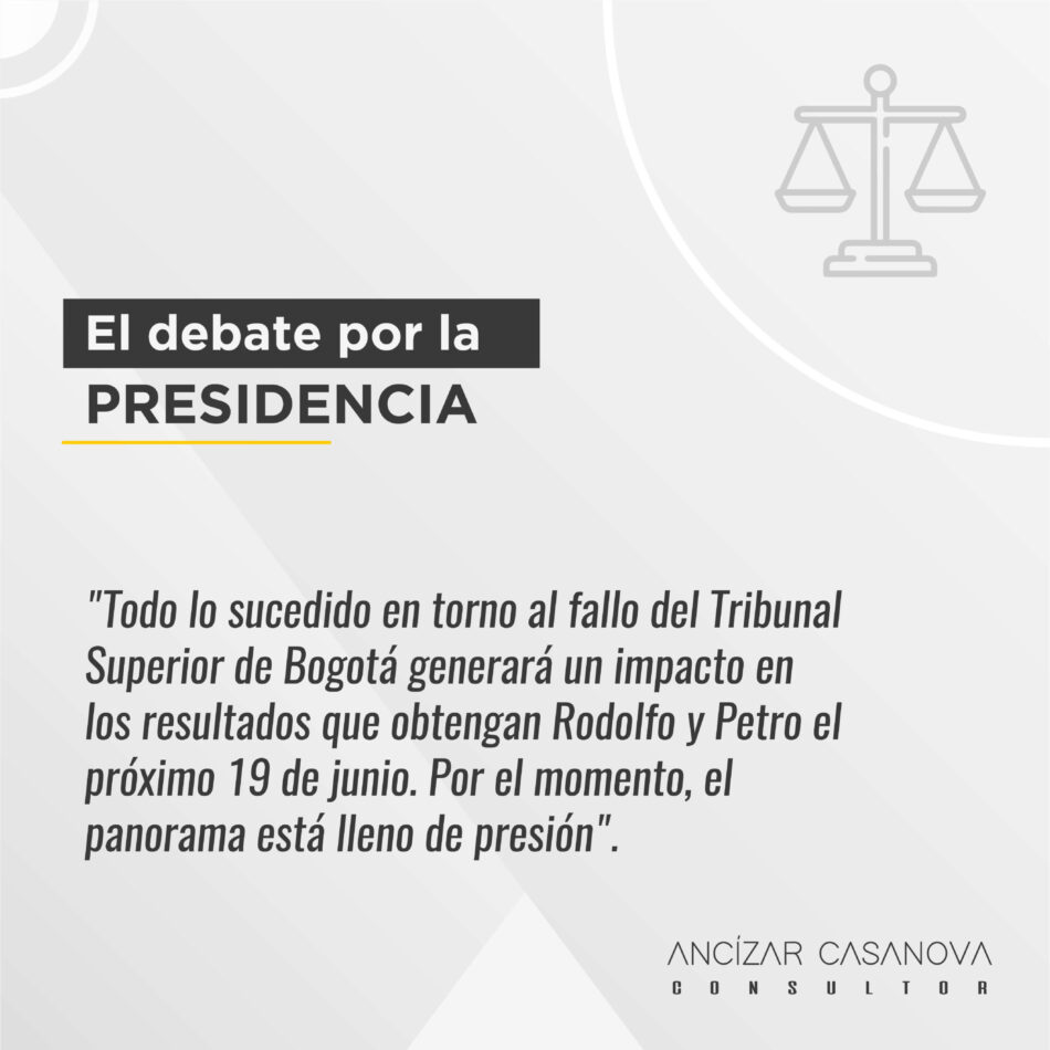 El debate por la presidencia